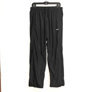 Nike women's Large black windbreaker pants